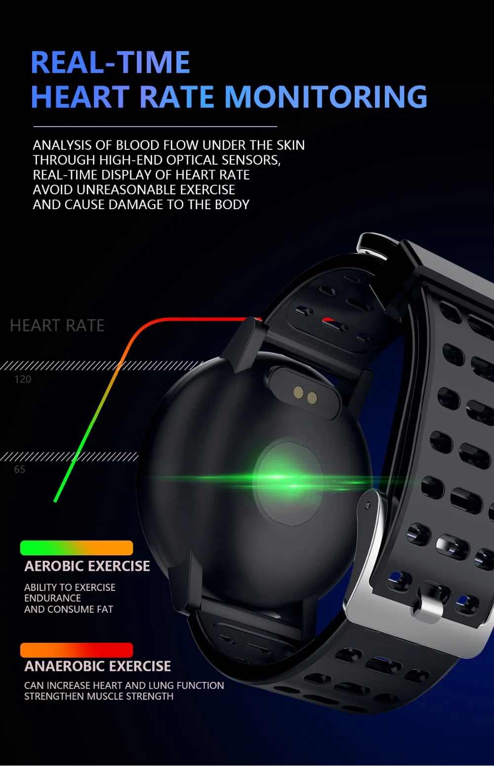 Q9 Smartwatch IP67 Waterproof Wearable Device Bluetooth Pedometer Heart Rate Monitor Color Display Smart Watch For AndroidIOS (8)