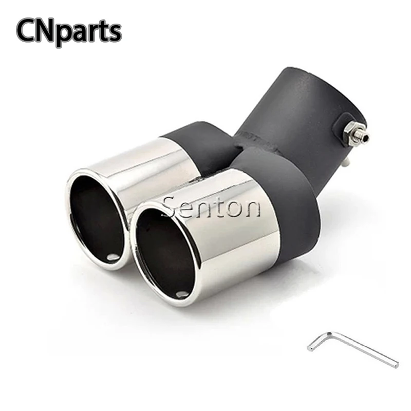 CNparts 1pcs For Kia Rio 2012 2013 2014 2015 Soul Forte Stainless steel Car Twins Rear Exhaust Pipe Muffler Tips Accessories
CNparts 1pcs For Kia Rio 2012 2013 2014 2015 Soul Forte Stainless steel Car Twins Rear Exhaust Pipe Muffler Tips Accessories