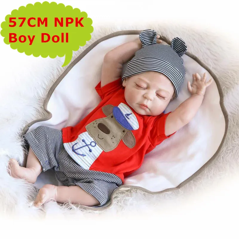 NPK Doll Full Silicone Reborn Baby Doll Toys 22" Cute Alive Sleeping Newborn Bebe Boy Baby Girl Bath Toy Children Gift Brinquedo
NPK Doll Full Silicone Reborn Baby Doll Toys 22" Cute Alive Sleeping Newborn Bebe Boy Baby Girl Bath Toy Children Gift Brinquedo
