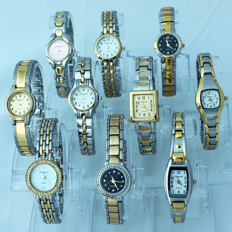 50pcs Wholesales Watches Casual business Mixed Bulk Gold/Silver Lady Women Watches Quartz Wristwatch the best xmas Gift JB
50pcs Wholesales Watches Casual business Mixed Bulk Gold/Silver Lady Women Watches Quartz Wristwatch the best xmas Gift JB