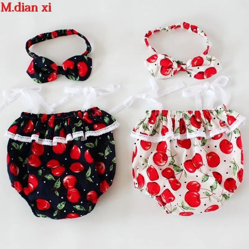 2017 new baby cherry leotard cute rabbit ear cotto...