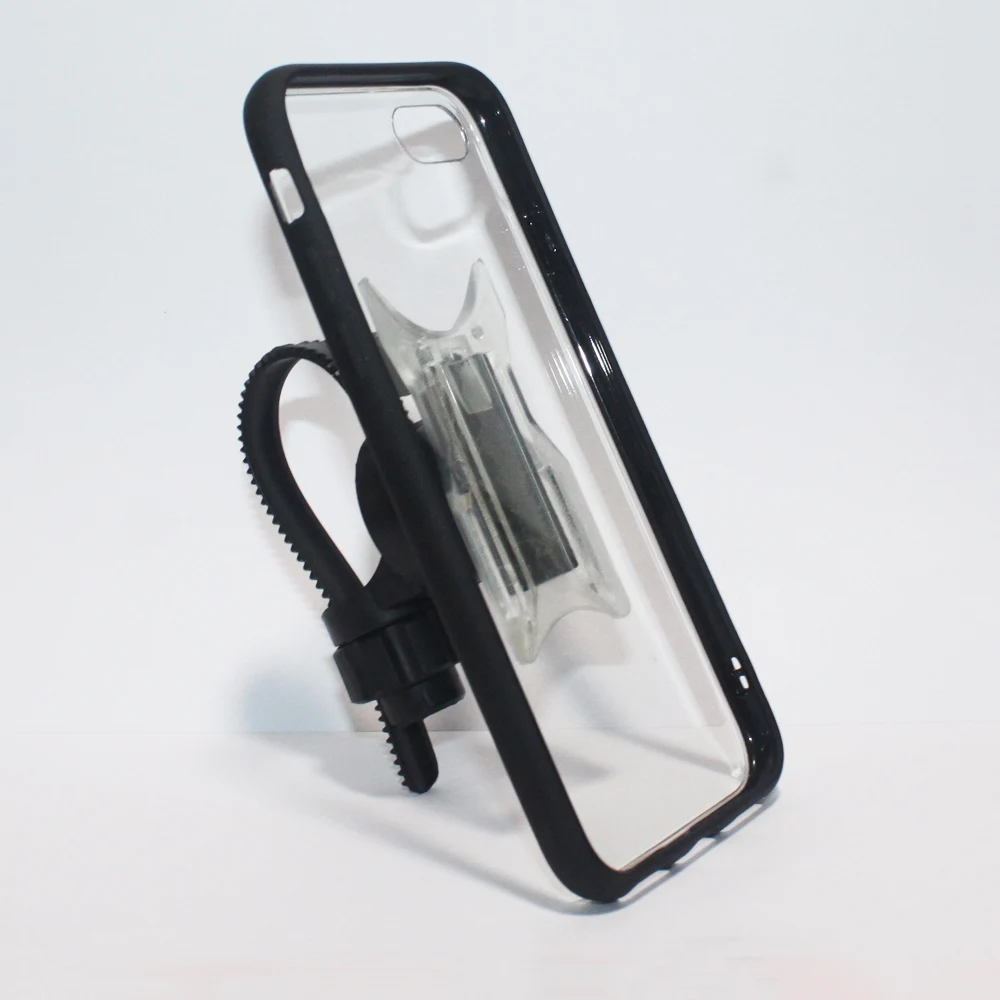 Bicycle HandleBar Mount Phone Holder Bike Rail Mount Holder with ClipGrip Case Security Rubber Band for iPhone XR, XS, XS-Max
Bicycle HandleBar Mount Phone Holder Bike Rail Mount Holder with ClipGrip Case Security Rubber Band for iPhone XR, XS, XS-Max