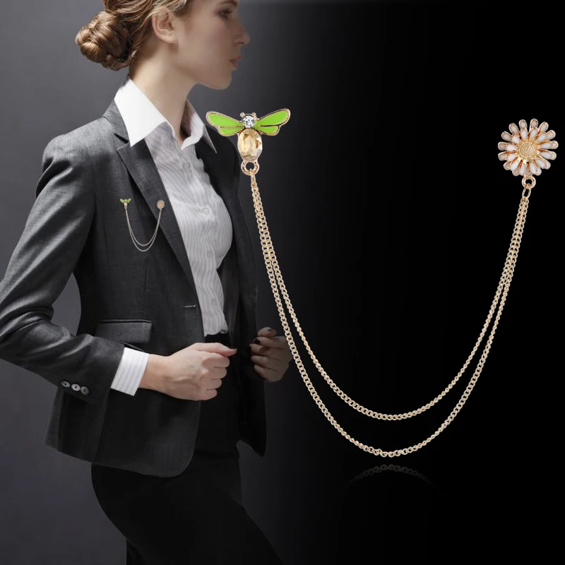 i-Remiel Fashion Simple Tassel Collar Pin Male and Female Sunflower Shirt Badge Corsage Brooch Chain Clothing Accessories Women
i-Remiel Fashion Simple Tassel Collar Pin Male and Female Sunflower Shirt Badge Corsage Brooch Chain Clothing Accessories Women