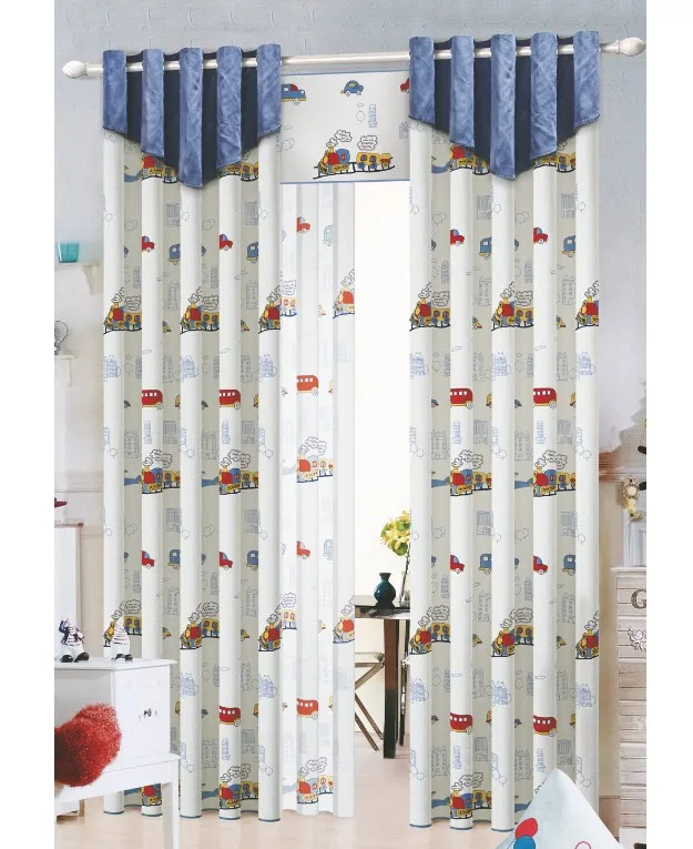 

Blackout Ready curtain for children,3pcs /lot, curtains with hooks/punching/rod pocket , Trim is free