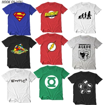 The Big Bang Theory T-shirt Sheldon Cooper super hero green lantern the flash cosplay t shirts men women geek tee TBBT t-shirt
The Big Bang Theory T-shirt Sheldon Cooper super hero green lantern the flash cosplay t shirts men women geek tee TBBT t-shirt