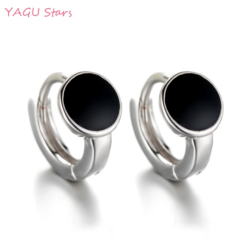 Trendy 925 Sterling Silver Earrings Black Vinyl Spot High Quality Stud Earrings For Women Ornament Modish Jewelry Y-F77
Trendy 925 Sterling Silver Earrings Black Vinyl Spot High Quality Stud Earrings For Women Ornament Modish Jewelry Y-F77