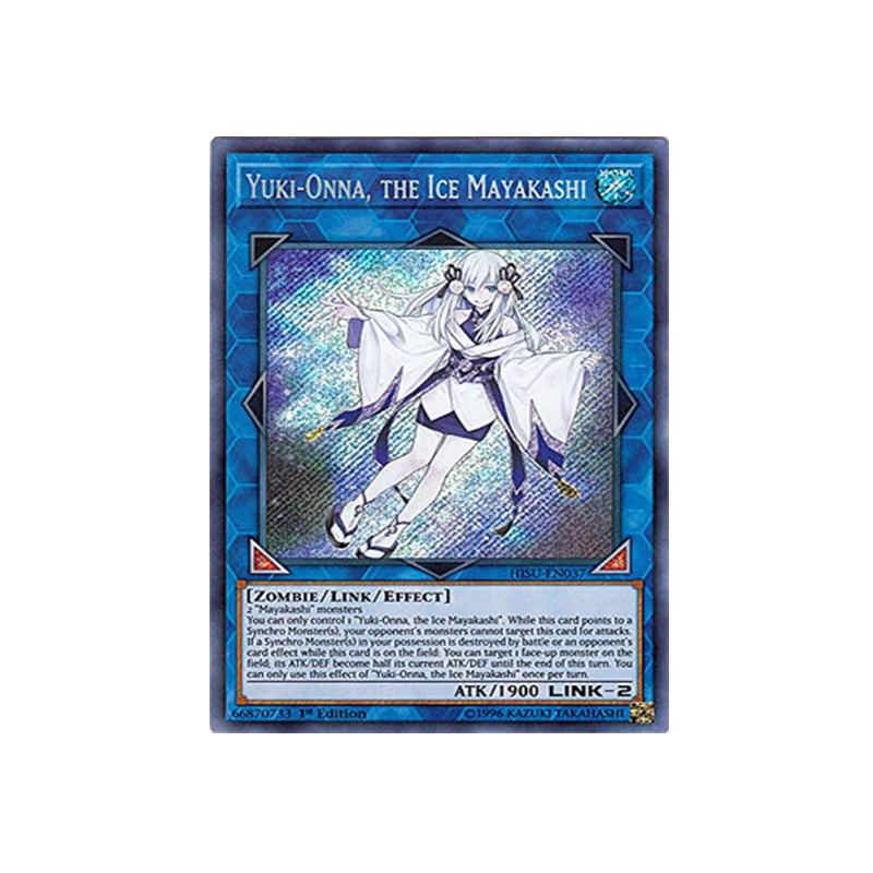 Yu Gi Oh Game Card HISU-EN037 SCR Ice Demon - Snow Maiden P3C Game Card Collection
Yu Gi Oh Game Card HISU-EN037 SCR Ice Demon - Snow Maiden P3C Game Card Collection