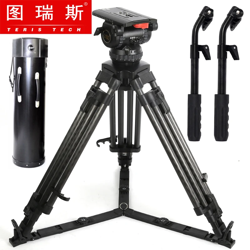 TERIS V20T Heavy duty Carbon fiber Professional Tripod Stand with fluid tripod head Load 30KG for RED Arri film Camcorder tripod
TERIS V20T Heavy duty Carbon fiber Professional Tripod Stand with fluid tripod head Load 30KG for RED Arri film Camcorder tripod