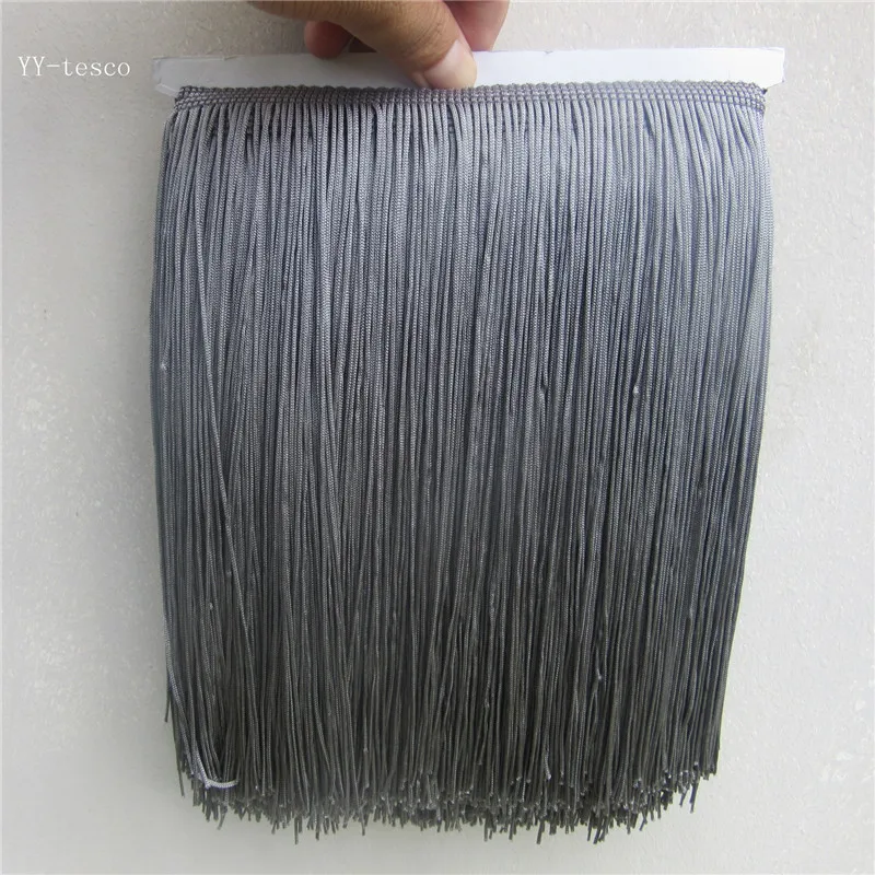 YY-tesco 10 Yards 25CM gray Fringe Trim Tassel Lace Fringe Trimming For Diy Latin Dress Stage Clothes Accessories Lace Ribbon
YY-tesco 10 Yards 25CM gray Fringe Trim Tassel Lace Fringe Trimming For Diy Latin Dress Stage Clothes Accessories Lace Ribbon