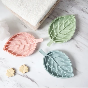 3pcs Leaves Shaped Soap Rack Double Layer Soap Drain Storage Organizer for Bathroom Scatola di sapone creativo BDF99
3pcs Leaves Shaped Soap Rack Double Layer Soap Drain Storage Organizer for Bathroom Scatola di sapone creativo BDF99