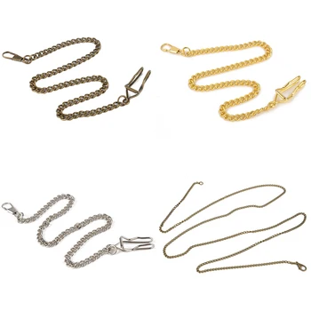 Shellhard 1pc Alloy Pocket Watch Chain New Vintage Style Antique Gift Bronze Necklace /Buckle For Men Women Collares
Shellhard 1pc Alloy Pocket Watch Chain New Vintage Style Antique Gift Bronze Necklace /Buckle For Men Women Collares