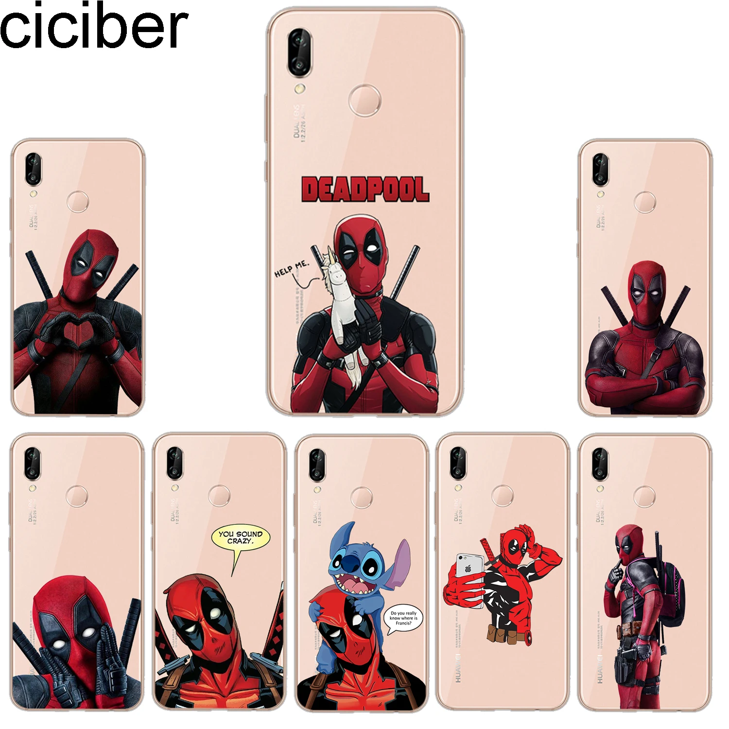 ciciber Phone Cases for Huawei P20 P8 P9 P10 Mate 20 10 9 Lite 2017 X Pro Soft TPU Back Cover for Huawei P Smart 2019 Deadpool
ciciber Phone Cases for Huawei P20 P8 P9 P10 Mate 20 10 9 Lite 2017 X Pro Soft TPU Back Cover for Huawei P Smart 2019 Deadpool