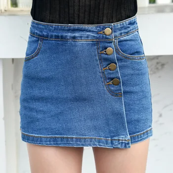 Summer 2018 New Fashion Skort Shorts Denim Korean Style Women's Skorts Skirt Slim Sexy Woman Short Jeans Feminin#
Summer 2018 New Fashion Skort Shorts Denim Korean Style Women's Skorts Skirt Slim Sexy Woman Short Jeans Feminin#