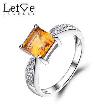 Leige Jewelry Citrnie Ring for Women Silver 925 Jewelry Yellow Crystal Engagement Promise Rings Square Cut Gemstone
Leige Jewelry Citrnie Ring for Women Silver 925 Jewelry Yellow Crystal Engagement Promise Rings Square Cut Gemstone