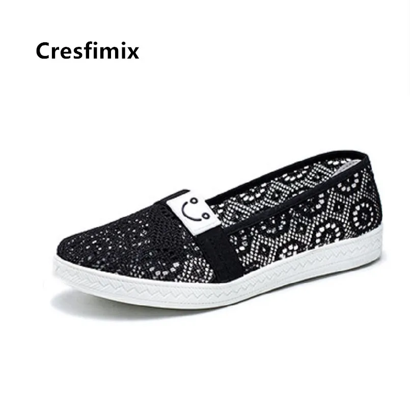 Cresfimix Female Cute Black Light Weight Breathable Flat Shoes Lady Casual Flats Women Sweet Shoes Zapatos Planos De Mujer B3518
Cresfimix Female Cute Black Light Weight Breathable Flat Shoes Lady Casual Flats Women Sweet Shoes Zapatos Planos De Mujer B3518