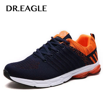 DR.EAGLE Summer men's running shoes flyknit mesh breathable cushioning man sport shoes men sneakers sneaker baskets homme 
DR.EAGLE Summer men's running shoes flyknit mesh breathable cushioning man sport shoes men sneakers sneaker baskets homme