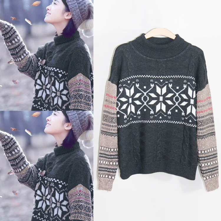 New Sweaters Autumn Winter 2019 Dear Inn Shen Yue The Same Sweaters and Knits with High Neckline and Jacquard Sweater Women
New Sweaters Autumn Winter 2019 Dear Inn Shen Yue The Same Sweaters and Knits with High Neckline and Jacquard Sweater Women