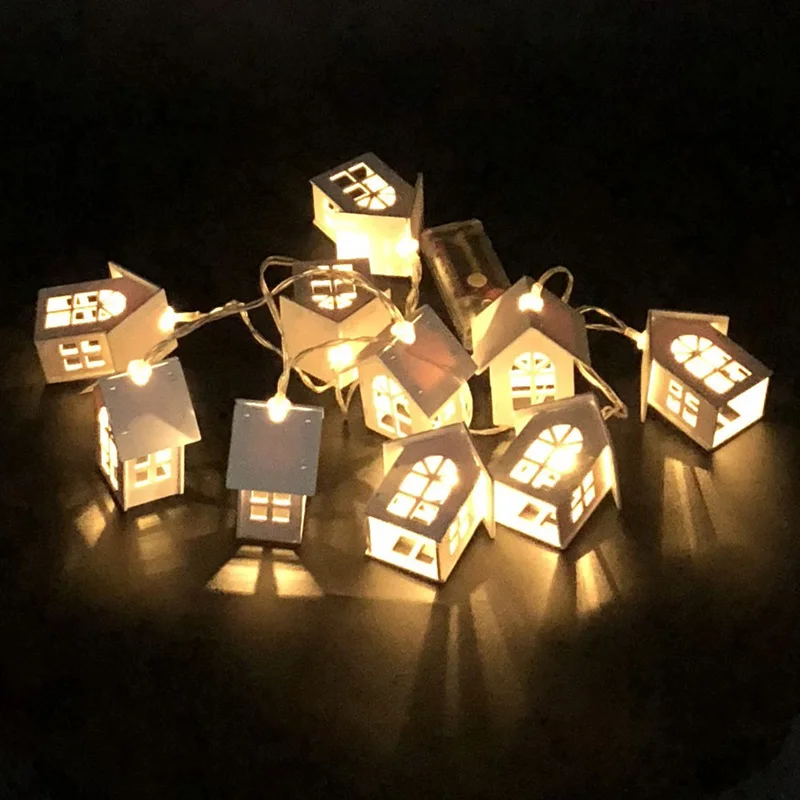 LED Christmas Tree House Fairy Style 1.5M 10PCS Light Led String Wedding Xmas Christmas Garland New Year Decorations For Home
LED Christmas Tree House Fairy Style 1.5M 10PCS Light Led String Wedding Xmas Christmas Garland New Year Decorations For Home