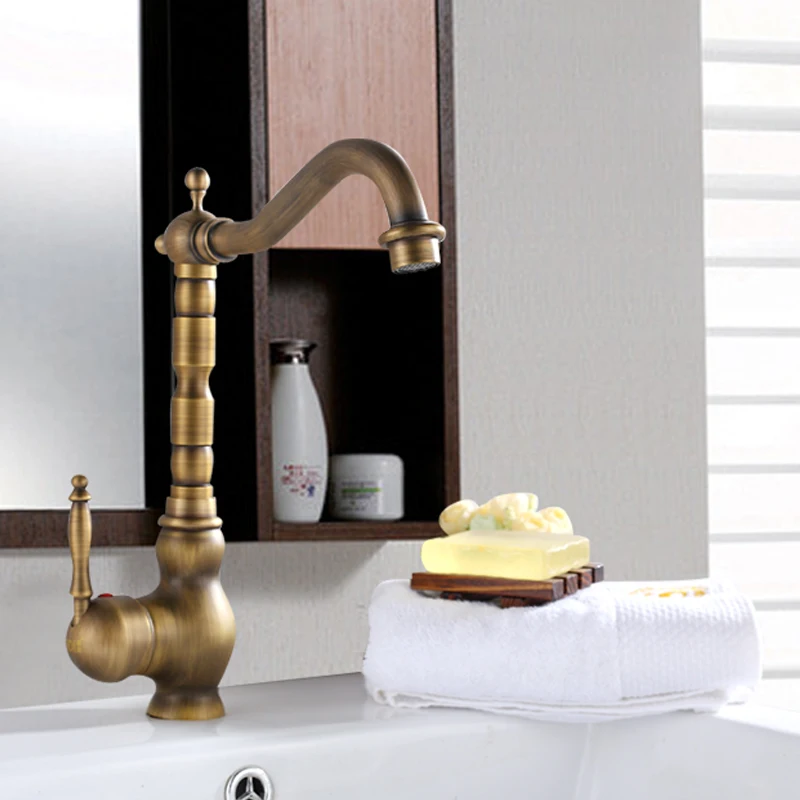 European copper antique wash basin of cold hot water of retro kitchen vegetable washing basin sink can turn the faucet
European copper antique wash basin of cold hot water of retro kitchen vegetable washing basin sink can turn the faucet