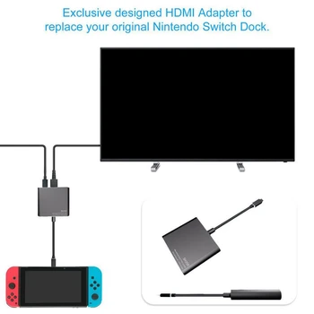 Universal HDMI Type-C TV Adapter Converter Base For Nintendo SH350 Switch CH Type C to HDMI/Type C/USB 3.0
Universal HDMI Type-C TV Adapter Converter Base For Nintendo SH350 Switch CH Type C to HDMI/Type C/USB 3.0