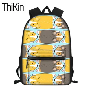 THIKIN Women Shoulder Backpack Children Cute Corgi Printing School Bags for Kids School Bag Teenagers Junior School Bookbag 2019
THIKIN Women Shoulder Backpack Children Cute Corgi Printing School Bags for Kids School Bag Teenagers Junior School Bookbag 2019