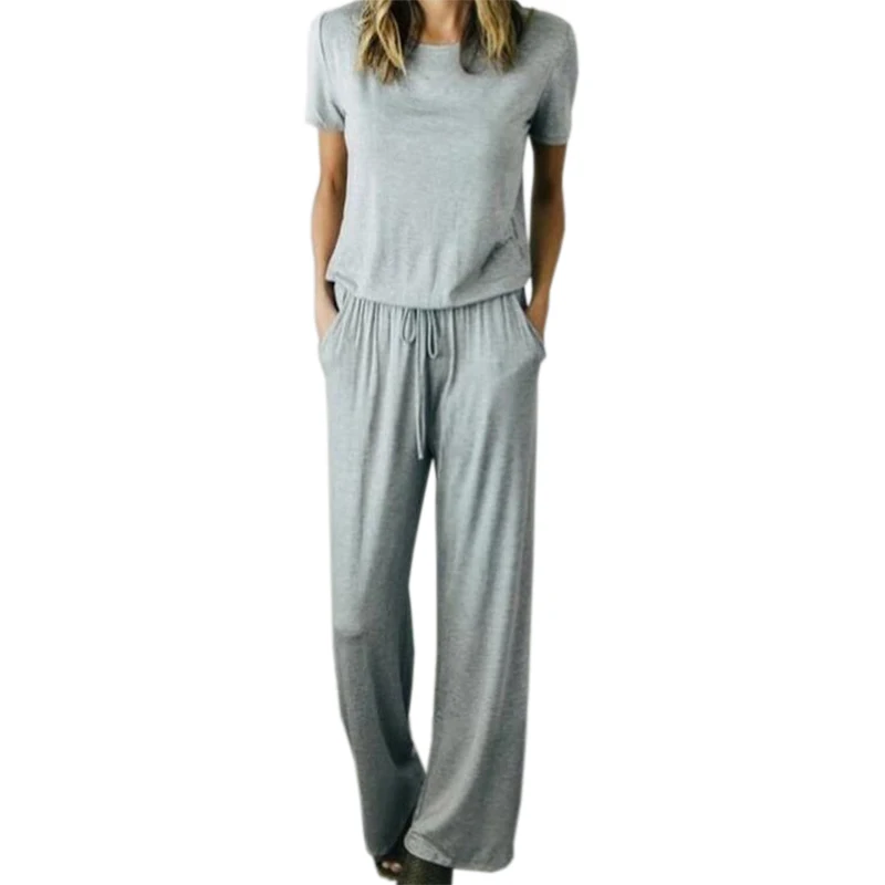 Women Spring Autumn Jumpsuits Loose Casual Overalls Pockets Drawstring Long Rompers Wide Leg Pants Macacao Femme Plus Size GV854
Women Spring Autumn Jumpsuits Loose Casual Overalls Pockets Drawstring Long Rompers Wide Leg Pants Macacao Femme Plus Size GV854