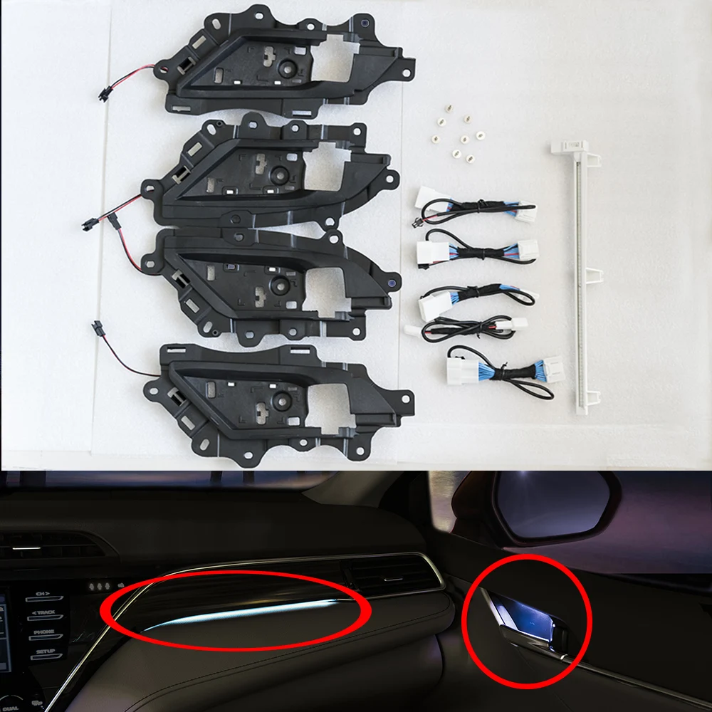 Car LHD Co-pilot Atmosphere Light Lamp Interior Ambient Optical Fiber Bright For Toyota/Daihatsu Camry/Altis XV70 2018 2019
Car LHD Co-pilot Atmosphere Light Lamp Interior Ambient Optical Fiber Bright For Toyota/Daihatsu Camry/Altis XV70 2018 2019