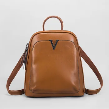 Women Backpacks Vintage V Letter Rivets Female Shoulder Bag genuine Leather Teenager Girls School Bag Bagpack Mochila Sac A Dos
Women Backpacks Vintage V Letter Rivets Female Shoulder Bag genuine Leather Teenager Girls School Bag Bagpack Mochila Sac A Dos