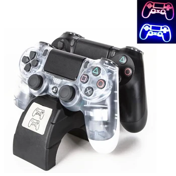 For Playstation 4 /PS4 pro/PS4 Slim Wireless Controller Charger Dual USB Charging Dock Station Stand LED Indicator Power Supply
For Playstation 4 /PS4 pro/PS4 Slim Wireless Controller Charger Dual USB Charging Dock Station Stand LED Indicator Power Supply