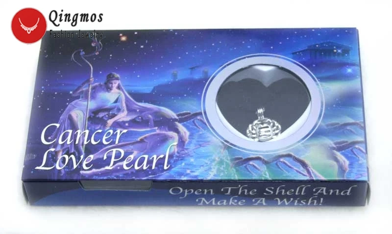 Qingmos Constellation Gift Wish Pearl Cancer Pendant Necklace for Women with Oyster Love Pearl Chokers Necklace 17" Chain 3635
Qingmos Constellation Gift Wish Pearl Cancer Pendant Necklace for Women with Oyster Love Pearl Chokers Necklace 17" Chain 3635