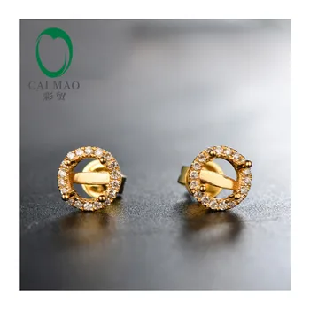 5mm Round diamond 14Kt Yellow Gold Diamond Semi Mount Earrings Setting for anniversary free shipping
5mm Round diamond 14Kt Yellow Gold Diamond Semi Mount Earrings Setting for anniversary free shipping