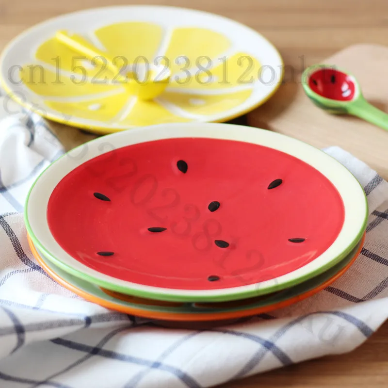 20cm Ceramic Fruit Print Plate Fruit Bowl Dish Plate Tableware Breakfast Tray Kitchen Home Supply'Watermelon Orange Lemon
20cm Ceramic Fruit Print Plate Fruit Bowl Dish Plate Tableware Breakfast Tray Kitchen Home Supply'Watermelon Orange Lemon