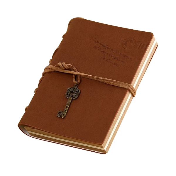 New Vintage Magic and Key Chain Retro PU Leather Travel Diary Notebook Travel Memo Book Coffee
New Vintage Magic and Key Chain Retro PU Leather Travel Diary Notebook Travel Memo Book Coffee