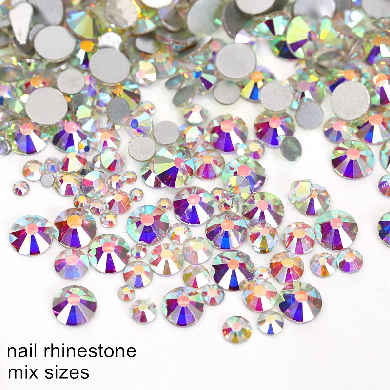 1000pcs Mix Size ss3-ss12 стразы Non Hot Fix Rhinestone Flatback Crystal AB Glass Nail Art Rhinestones Nail Art Decoration Y2891
1000pcs Mix Size ss3-ss12 стразы Non Hot Fix Rhinestone Flatback Crystal AB Glass Nail Art Rhinestones Nail Art Decoration Y2891