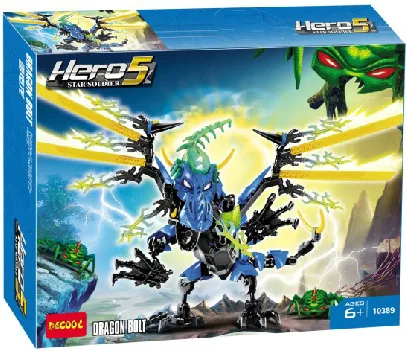 Model building kits compatible with lego Hero Factory 2 3D blocks Educational model building toys hobbies for children