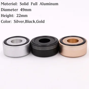 49*22mm Machined Full Aluminum Isolation Shock Proof Machine Feet Stand Cone Pad For Speaker Turntable Recorder Amplifier CD
49*22mm Machined Full Aluminum Isolation Shock Proof Machine Feet Stand Cone Pad For Speaker Turntable Recorder Amplifier CD