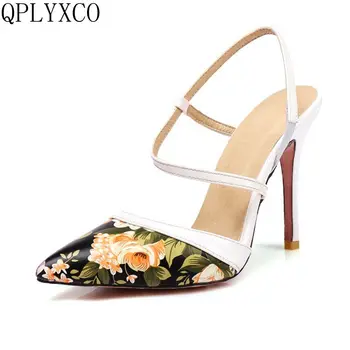 QPLYXCO Sexy Big Size 31-47 Ankle Strap Women Sandals Summer Shoes Women pointed Toe Chunky High Heels Party Dress Sandals k-2
QPLYXCO Sexy Big Size 31-47 Ankle Strap Women Sandals Summer Shoes Women pointed Toe Chunky High Heels Party Dress Sandals k-2
