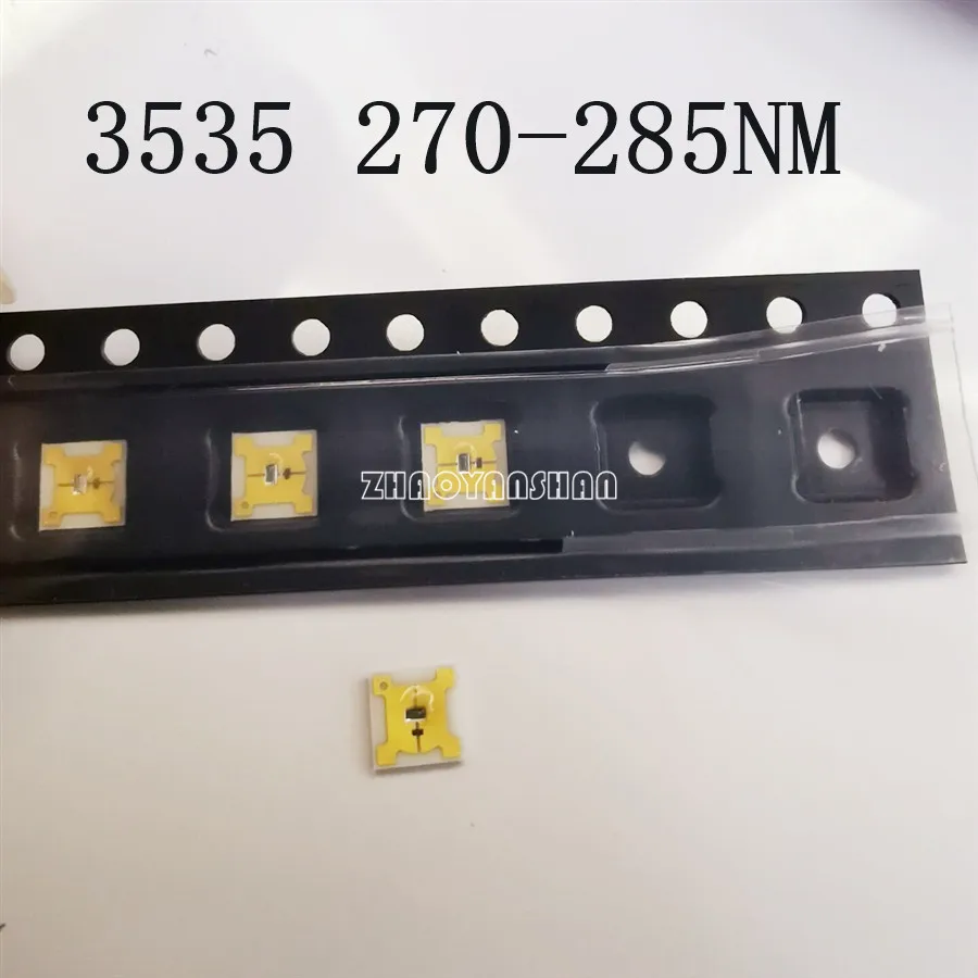 1pcs X UV LED Diode 275nm UVC LED SMD 3535 270nm 285nm Chip Ultra Violet light beads UV led diode deep uv for lamp
1pcs X UV LED Diode 275nm UVC LED SMD 3535 270nm 285nm Chip Ultra Violet light beads UV led diode deep uv for lamp