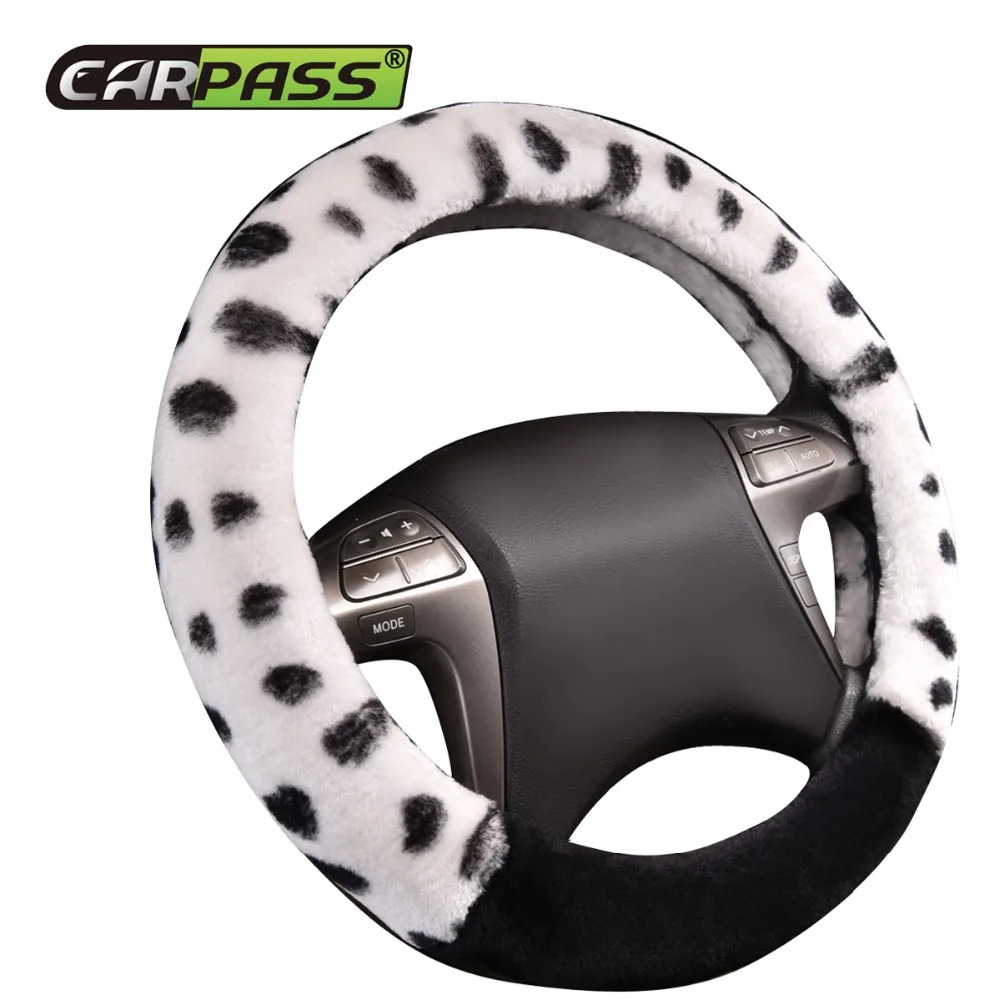 Car-pass Winter Car Steering Wheel Cover Universal Soft Warm Plush Auto Accessories Car styling Anti Slip Black and White
Car-pass Winter Car Steering Wheel Cover Universal Soft Warm Plush Auto Accessories Car styling Anti Slip Black and White