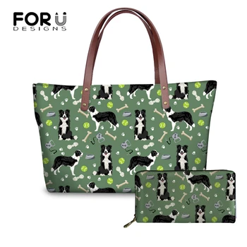 FORUDESIGNS Fashion Women Shoulder Bag Border Collie Printing Brand Designer Handbags 2019 Summer Tote Bag Ladies Bolsa Feminina
FORUDESIGNS Fashion Women Shoulder Bag Border Collie Printing Brand Designer Handbags 2019 Summer Tote Bag Ladies Bolsa Feminina