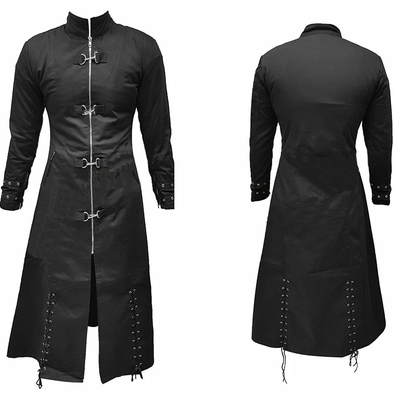 Renaissance Men Victoria Edwardian Steampunk Gothic Trench Coat Frock Outwear Vintage Prince Overcoat Medieval Jacket Cosplay
Renaissance Men Victoria Edwardian Steampunk Gothic Trench Coat Frock Outwear Vintage Prince Overcoat Medieval Jacket Cosplay