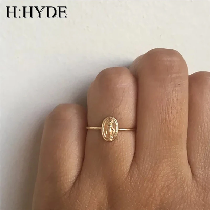 H:HYDE Fashion Female Dainty Rings Gold Color Finger Round Ring Wedding Engagement Bague Rings For Women New Jewelry Size 6-10
H:HYDE Fashion Female Dainty Rings Gold Color Finger Round Ring Wedding Engagement Bague Rings For Women New Jewelry Size 6-10