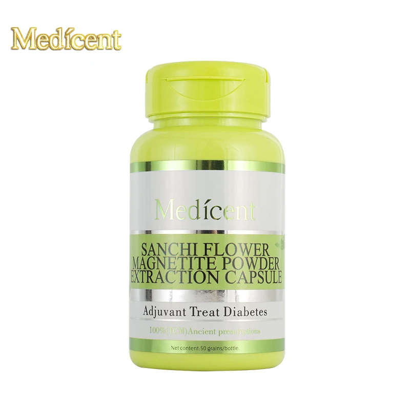 Medicent Sanchi Flower Magnetite Powder Extraction Capsule, Adjuvant Treat Diabetes, Cure Diabetes thirst Bitter taste, 50pcs
Medicent Sanchi Flower Magnetite Powder Extraction Capsule, Adjuvant Treat Diabetes, Cure Diabetes thirst Bitter taste, 50pcs