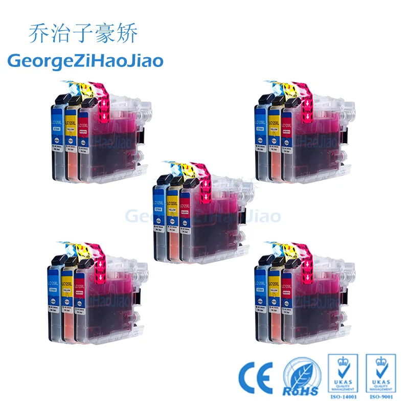 LC125 15PCS CMY Compatible Ink Cartridge for Brother DCP J132W J152W J172 J552 J752 J4110 J6520 J4710 printer
LC125 15PCS CMY Compatible Ink Cartridge for Brother DCP J132W J152W J172 J552 J752 J4110 J6520 J4710 printer
