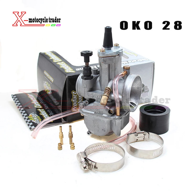 NEW 2T 4T Universal Keihin Koso OKO Motorcycle Carburetor Carburador 21 24 26 28 30 32 34mm With Power Jet For Racing Moto
NEW 2T 4T Universal Keihin Koso OKO Motorcycle Carburetor Carburador 21 24 26 28 30 32 34mm With Power Jet For Racing Moto