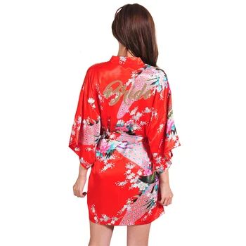 silk satins Bride dressing gown sexy peacock peony bathrobes women wedding make up kimono robes fashion delicate Bride robe
silk satins Bride dressing gown sexy peacock peony bathrobes women wedding make up kimono robes fashion delicate Bride robe