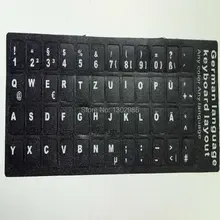 50pcs German Letters Alphabet Learning font b Keyboard b font Layout Sticker For Laptop Desktop font
