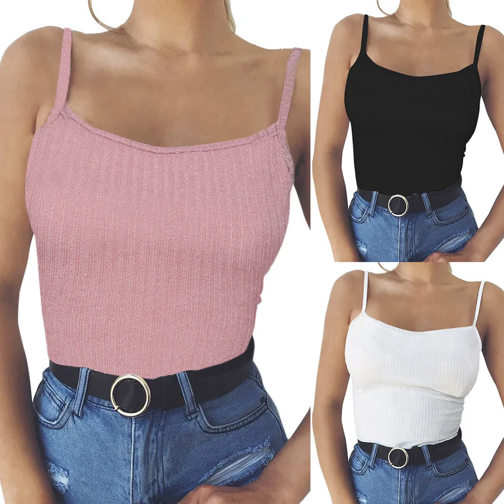 summer Womens Sexy Tank Top 3 color Vest Off Shoulder Halter daily Blouse basic T-Shirt blusas femininas de verao 2019 new
summer Womens Sexy Tank Top 3 color Vest Off Shoulder Halter daily Blouse basic T-Shirt blusas femininas de verao 2019 new
