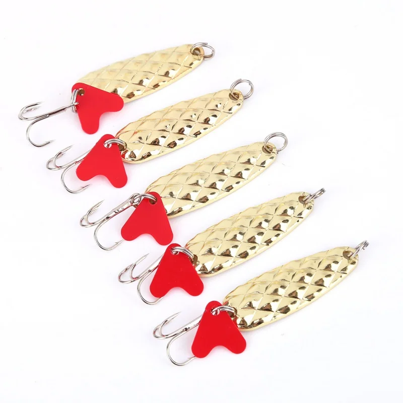 High quality Metal Fishing Lures set Bass Spoon Crank Bait Saltwater Tackle Hooks Bright colors 5 pcs/set Fishing Lures
High quality Metal Fishing Lures set Bass Spoon Crank Bait Saltwater Tackle Hooks Bright colors 5 pcs/set Fishing Lures