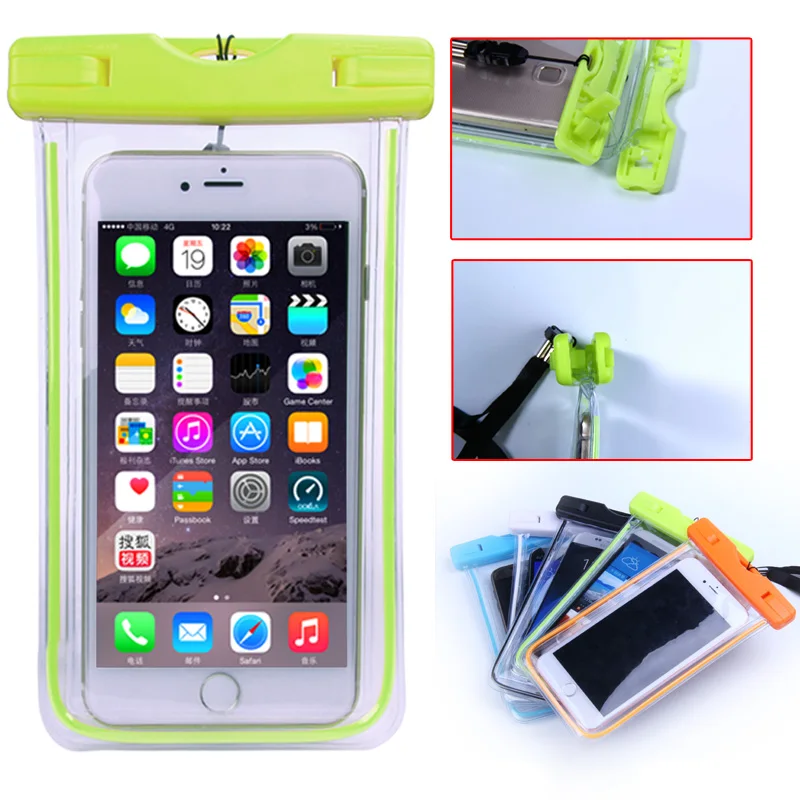 Luminous Waterproof Underwater Bag 6 Inch for Samsung Galaxy a6 a8 J6 S9 S8 Plus For iPhone X 8 6s 7 Plus 5S waterproof pouch
Luminous Waterproof Underwater Bag 6 Inch for Samsung Galaxy a6 a8 J6 S9 S8 Plus For iPhone X 8 6s 7 Plus 5S waterproof pouch